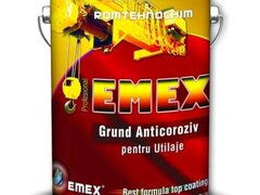 Grund Anticoroziv Alchido-Melaminic ?Emex? - Rosu - Bid. 30 Kg